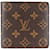 Portafoglio Marco con monogramma in tela Louis Vuitton Marrone  ref.1243333