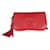 Bandolera mediana con solapa Soho de piel de becerro granulada roja Gucci Cuero  ref.1243346