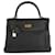 Hermès Hermes Black Togo Rücksendung Kelly 28 GHW Schwarz Leder  ref.1243366