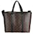 Louis Vuitton Monogram Macassar Canvas Weekend Tote Brown Black Cloth  ref.1243369