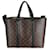 Louis Vuitton Monogram Macassar Toile Weekend Tote Marron Noir  ref.1243369