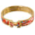 Bracelet Hermès Clic H en Plaqué Or  ref.1243374