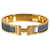 Pulsera Hermès Clic H chapada en oro Chapado en oro  ref.1243389