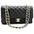 Classique Chanel Double Flap Cuir Noir  ref.1243411