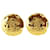 Chanel CC Dorado Chapado en oro  ref.1243576