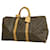 Louis Vuitton Keepall 55 Marrom Lona  ref.1243671