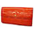 Louis Vuitton Portefeuille Sarah Orange Cloth  ref.1243726