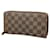 Louis Vuitton Zippy Wallet Brown Cloth  ref.1243774