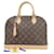 Louis Vuitton Alma Brown Cloth  ref.1243936