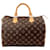 Louis Vuitton Speedy 30 Brown Cloth  ref.1243937