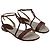 Sandali piatti intrecciati Alexandre Birman in pelle di vitello marrone - vista 2