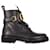 Valentino Garavani VLogo Combat Boots in Black Calfskin Leather Pony-style calfskin  ref.1244022