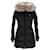 Prada Down Jacket with Fur Hood in Black Nylon Polyamide  ref.1244025