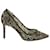 Jimmy Choo Romy Décolleté a punta in pizzo floreale nero con cordoncino Poliestere  ref.1244031