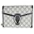 Gucci Navy Beige GG Dionysus Chain Wallet Brown Cloth  ref.1244035