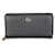 Gucci Black Leather GG Marmont Bamboo Zip Around Wallet  ref.1244038