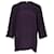 Top Miu Miu a maniche lunghe con volant in seta viola Porpora  ref.1244041