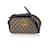 Gucci Beige Monogram Small GG Marmont Zip Around Shoulder Bag Cloth  ref.1244054