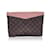 Louis Vuitton Bolso clutch tipo pochette de lona con monograma rosa Castaño Lienzo  ref.1244062