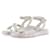 Autre Marque NON SIGNE / UNSIGNED  Sandals T.eu 37 leather White  ref.1244154