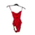 Autre Marque HER LINE Maillots de bain T.fr 36 polyestyer Polyester Rouge  ref.1244166