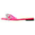 Mach & Mach Sandálias forradas com laço rosa neon - tamanho UE 37 Plástico  ref.1244194