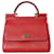 Dolce & Gabbana Bolso de piel Sicilia rojo Roja Cuero  ref.1244211