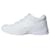 Chanel White CC lace-up trainers - size EU 38.5 Suede  ref.1244222