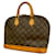 Louis Vuitton Alma Brown Cloth  ref.1244234