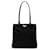 Prada Black Tessuto Handbag Negro Cuero Becerro Nylon Paño  ref.1244400