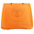 Hermès Ermete Arancione Pelle  ref.1244436