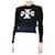 Tory Burch Black cashmere logo jumper - size XS  ref.1244488