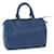 Louis Vuitton Epi Speedy 25 Bolsa de Mão Azul Toledo M43015 Autenticação de LV 65144 Couro  ref.1244670