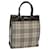 BURBERRY Nova Check Sac à Main Toile Beige Authentique 65962  ref.1244767