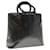 Céline CELINE Macadam Canvas Hand Bag Black Auth 65722  ref.1244795