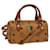MCM Vicetos Logogram Hand Bag PVC Leather 2way Brown Auth yk10423  ref.1244814