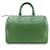 Louis Vuitton Speedy Verde Cuero  ref.1244884