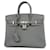Hermès HERMES BIRKIN 25 Silvery Leather  ref.1244913