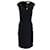 Autre Marque Michael Kors Collection Black Stretch Boucle Crepe Sheath Dress Wool  ref.1245292