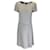 Autre Marque St. John Black / White 2022 Short Sleeved Woven Knit Midi Dress Multiple colors Viscose  ref.1245293