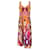 Autre Marque Etro Magenta Multi 2021 Grace Printed Sleeveless Cotton Midi Dress Multiple colors  ref.1245299