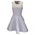 Autre Marque Duncan Purple / White Printed Sleeveless Cotton A-Line Dress  ref.1245318