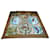 quadrado hermès em perfeito estado com caixa Multicor Seda  ref.1245320