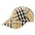 Bias Check Cap - Burberry - Synthetic - Beige Brown  ref.1245408