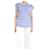 Dolce & Gabbana Top rayé bleu sans manches - taille UK 8 Coton  ref.1245455