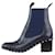 Valentino Botas Chelsea com tachas azuis marinho - tamanho UE 37.5 Azul marinho Couro  ref.1245465