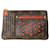 Louis Vuitton Brown monogram cutout detail wallet Leather  ref.1245471