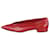 Loro Piana Sapatilhas de bailarina Rebecca vermelhas - tamanho UE 38.5 Vermelho Couro  ref.1245478