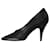 Autre Marque Zapatos de salón negros suaves con punta cuadrada - talla UE 38.5 Cuero  ref.1245479