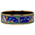 Hermès Bracelet large en émail bleu Hermes Métal Email  ref.1245515